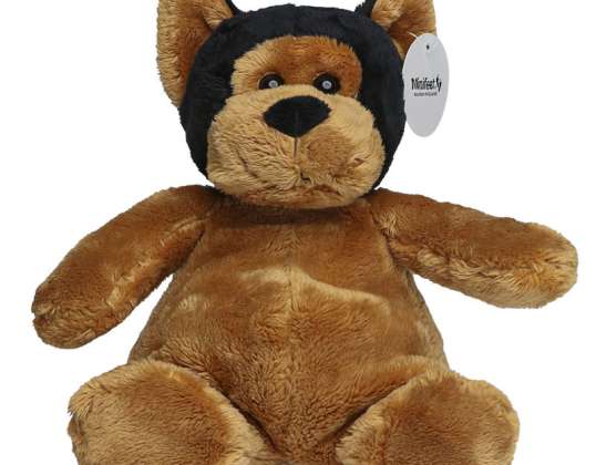 MiniFeet Chien Tomke Noir Marron Peluche Chien Doux &amp; Mignon Décoration &amp; Jouet Idée Cadeau