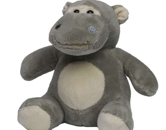 MiniFeet hippo figure Tanja in grey – attractive zoo decoration