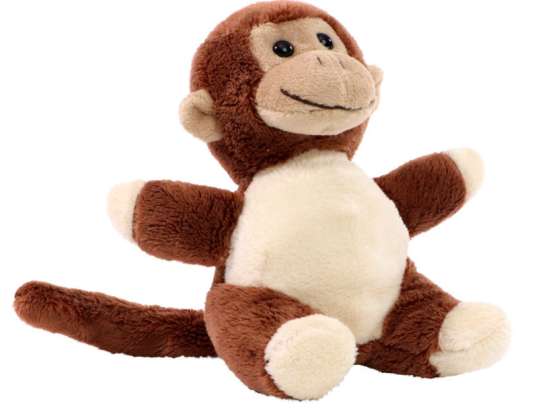 Cuddly soft MiniFeet monkey Erik brown stuffed monkey cuddly toy plush toy