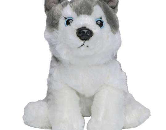 MiniFeet Husky Harri in grey – charming decorative figure for your home