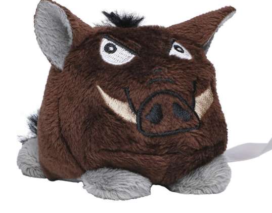 MiniFeet Wild Boar Dark Brown Plush Wild Boar Cuddly Toy for Kids