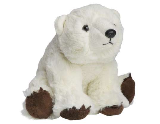 MiniFeet Ours polaire Lia Blanc Peluche Ours Peluche Jouet en peluche