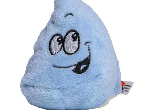 Jouet en peluche MiniFeet Drop en bleu vif pour enfants Matériau doux