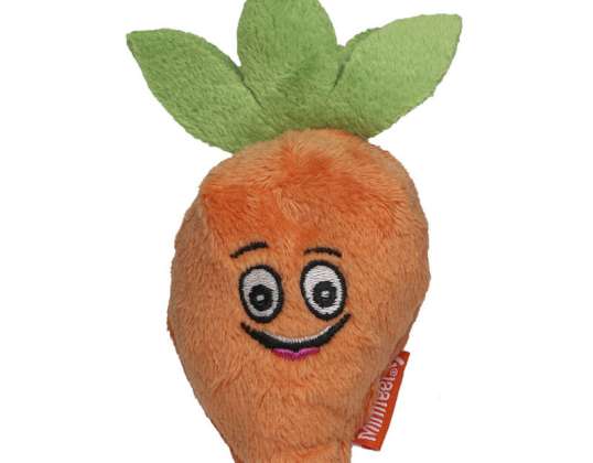 MiniFeet Carrot Orange Plush Vegetable Soft & Lively Decoration & Toy