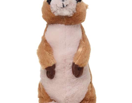 MiniFeet Meerkat Jürgen Braun Plush Man Cute &amp; Cuddly Decoration &amp; Toys