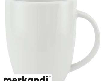 Tasse en porcelaine Rio 260ml Blanc Élégante Tasse à Café Lavable au Lave-vaisselle Récipient à boire de haute qualité