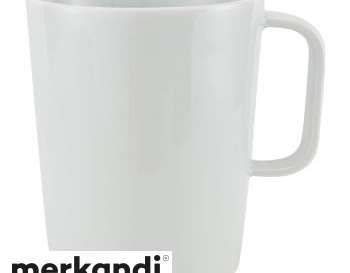 Tasse en porcelaine Glasgow 280ml Blanc Tasse de haute qualité Lavable au lave-vaisselle Design élégant