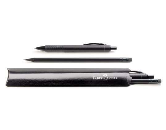 Basic Duo writing set in black Classic office supplies for everyday use