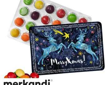 Kleinster Adventskalender der Welt mit SKITTLES Standarddesign