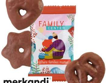 Vielfältiger Schoko Lebkuchen Mix   Mit individuellem Druck für festlichen