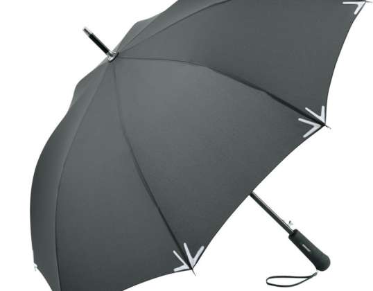 Safebrella LED Umbrella Grey Safety and style for all weather conditions