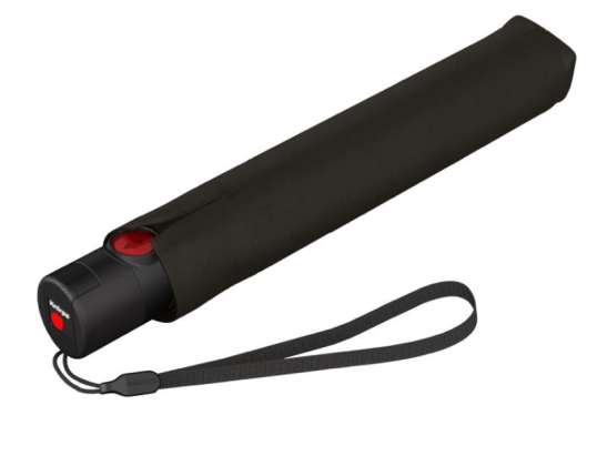 Parapluie pliant ultra-léger U.200 duomatic black : Compact et robuste, idéal pour les déplacements