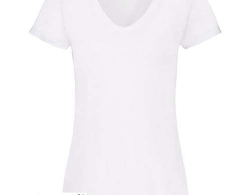 Camiseta con cuello en V para mujer: cómoda, elegante y versátil, moda informal de alta calidad.