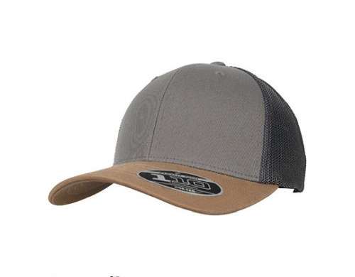 Stylish 110 trucker cap with adjustable snapback closure