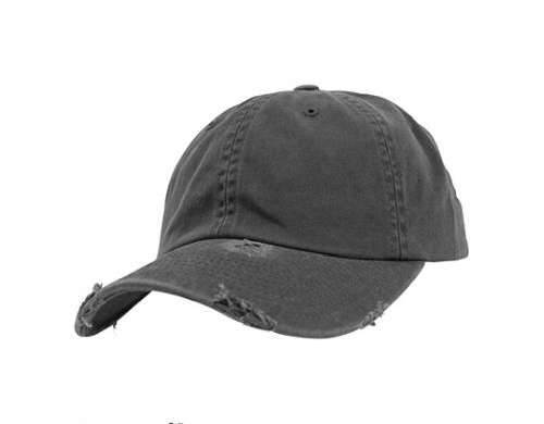 Low Profile Destroyed Cap – Fashionable cap with a used look for casual style