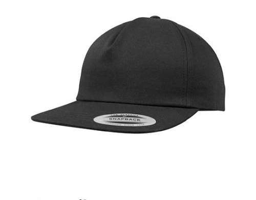 Unstructured 5 Panel Snapback Casual Snapback Cap with Unstructured Design