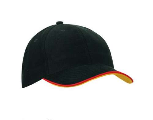 Moderne 6 Panel Flexfit Cap mit flachem Schirm  stylish und bequem