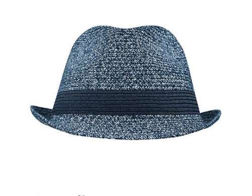 Stylish melange hat Modern hat for women and men Elegant fashion accessory