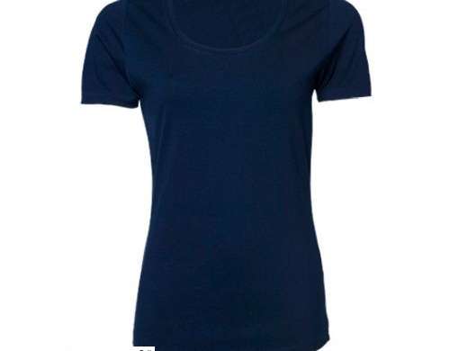 Women's flexible stretch T shirt: optimal wearing comfort for active people