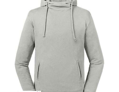 Sweat à capuche bio pur avec col haut – Mode durable