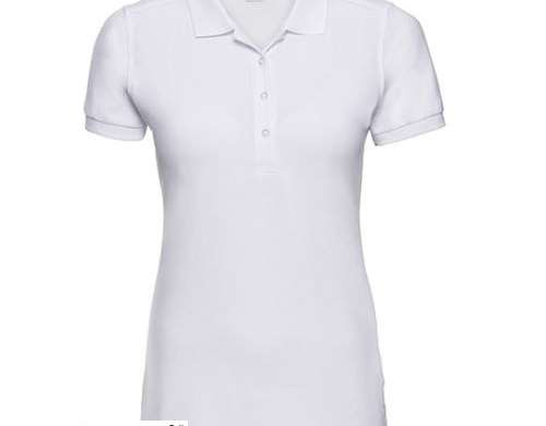 Women's Fitted Stretch Polo Shirt Elegant and Flexible