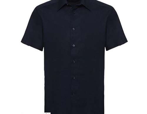 Chemise Oxford ajustée à manches courtes pour homme