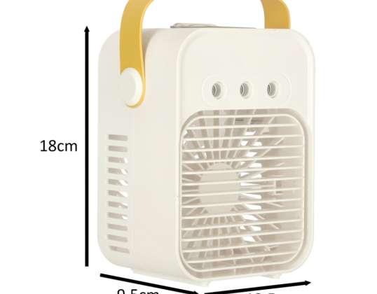 Air Conditioner Air Conditioner Portable Desktop Fan USB Humidifier White