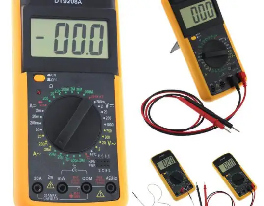 PR-4010 Professionelles Digitalmultimeter inklusive Netzkabel und Batterie