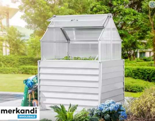 Powertec Garden двуспальная кровать для балкона/сада - серебро, 600шт. А-ПОСУДА, 1 поддон - 15 шт.