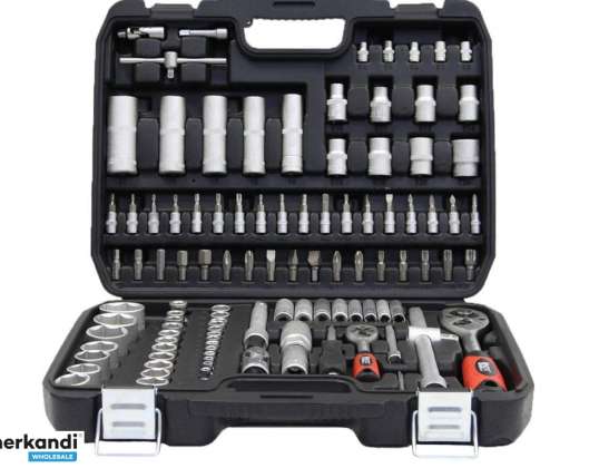 ZN-7005 Socket set 108-piece - Chrome Vanadium Steel - With case