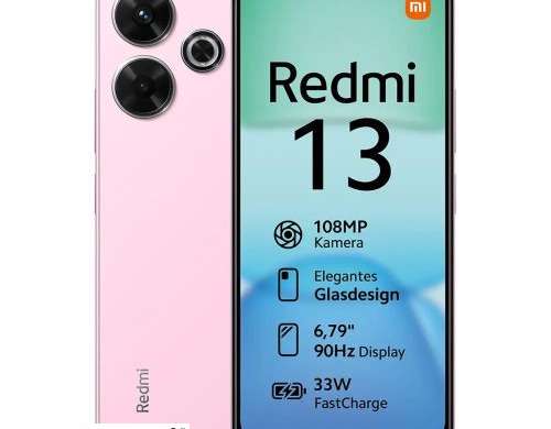 Xiaomi Redmi 13 Dual SIM 8GB RAM 256GB Perłowy Różowy UE