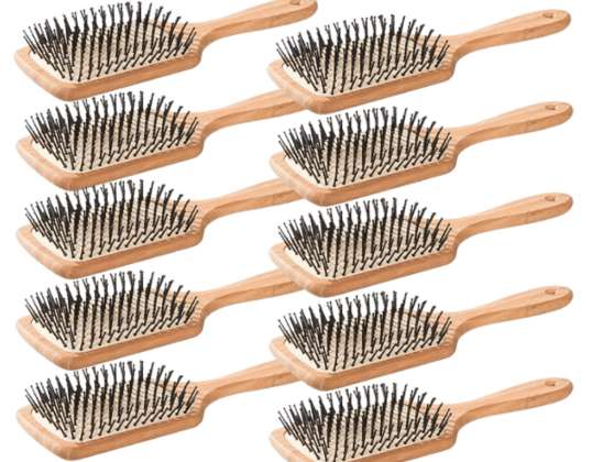 Hair brush bamboo 16.5 cm. Mibella