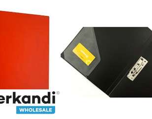 Binder with Piastre Mechanism A4 made of Polypropylene PP, Bicolor, in 4 colors