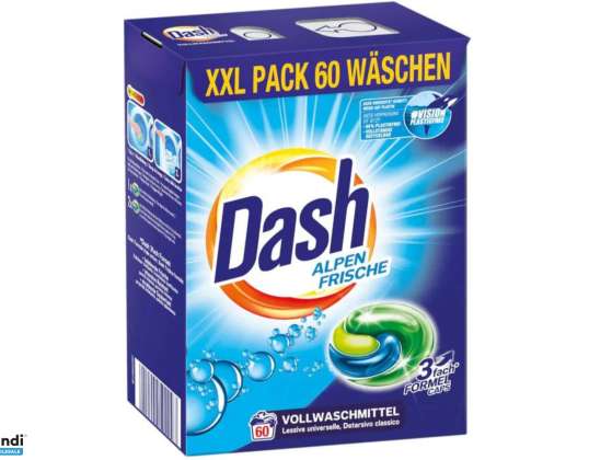 Dash Alpen Fische Laundry Capsules 60 pcs