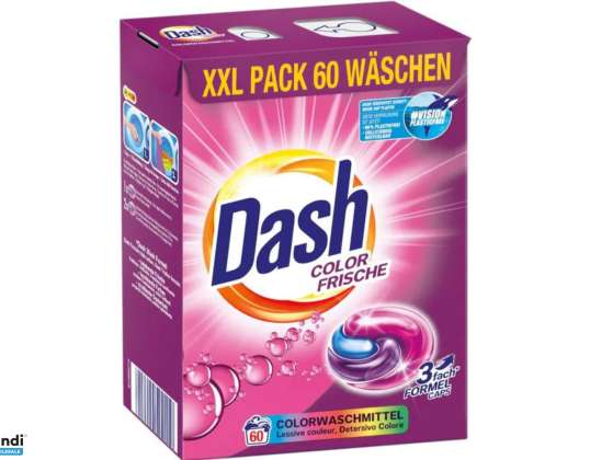 Dash Color Fische pesukapslid 60 tk