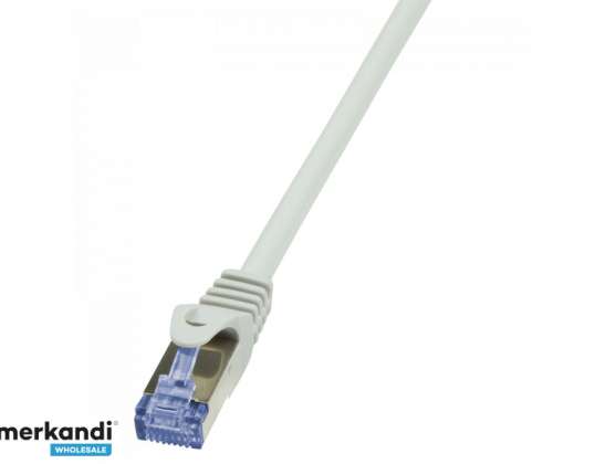 Cable de conexión LogiLink PrimeLine Cat.6A S/FTP gris 0 25m CQ3012S