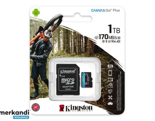 Kingston Canvas Go Plus MicroSDXC 1TB Adapter SDCG3/1TB