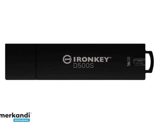 USB-накопичувач Kingston IronKey D500S на 16 ГБ IKD500S/16 ГБ