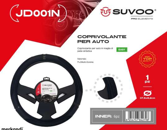 Coprivolante per Auto Suvoo JD001 - Comfort e Stile (Disponibile in Nero e Rosso)