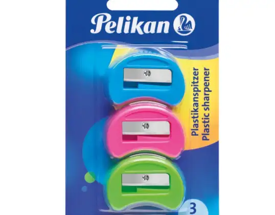 Pelikan blyantspidsere 3,7 cm 3 stk i shopblister Tilbage til SKOLE