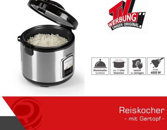 Rice cooker with cooking pot