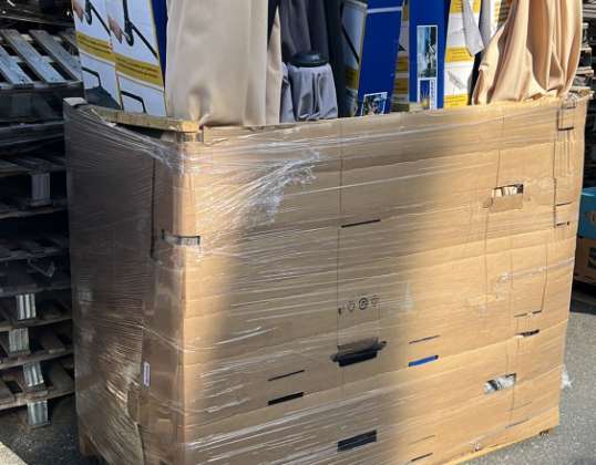 33 pallets, volle vrachtwagen, niet-vermeld, retouren gemengde pallets