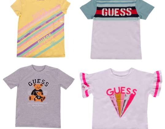 Bestand an Kinder-T-Shirts von GUESS Mix von Modellen Mix Größen WILLKOMMEN