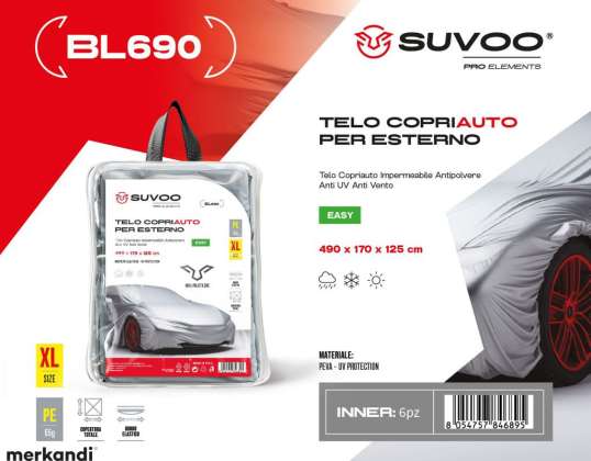 Suvoo BL690 Outdoor Car Cover - Waterproof, Dustproof, UV & Windproof