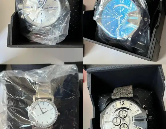 Merknieuwe horloges Diesel, DKNY, Invicta 10 stuks. beschrijving