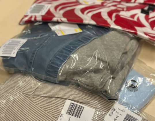 4,90€ per chilogrammo, Mix Fashion, Textiles Remaining Stock, Mix Textiles, donna, uomo, Acquista mix stock all'ingrosso per il tuo negozio, società di vendita per corrispondenza