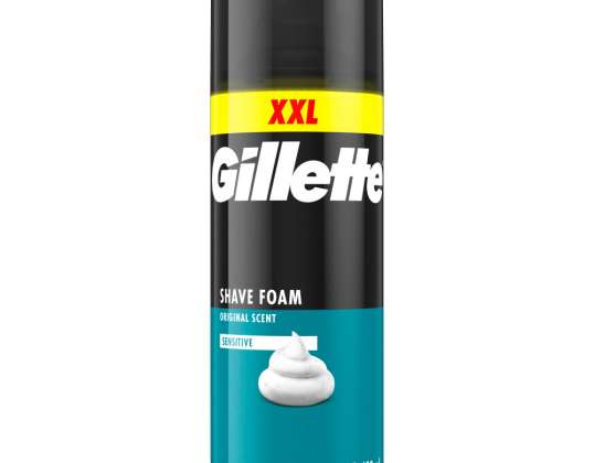 Gillette Sensitive Basic Shaving Foam 400 ml XXL