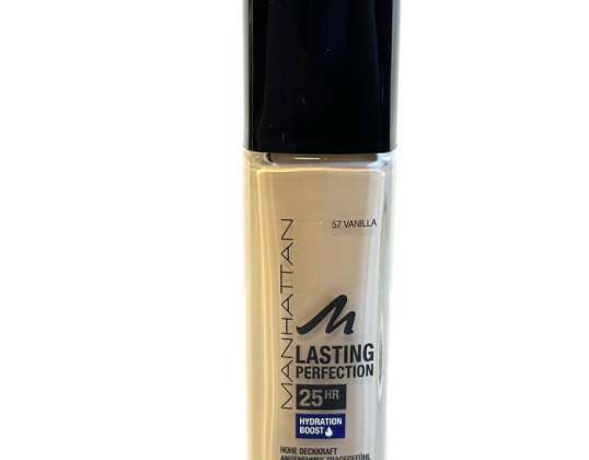 3616301901990 Manhattan Foundation Lasting Perfection 25H Vanilla 57 30ml