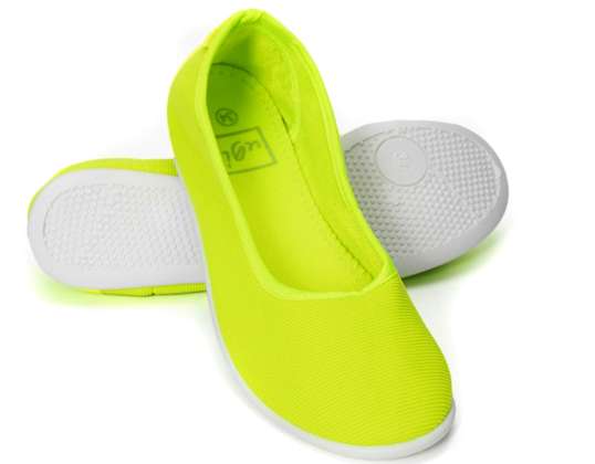 Children's ballerinas green with white sole size 28 35 pair