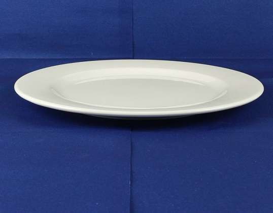 Porcelain Plate 27 cm White &quot;Porcelain Karolina&quot; TP T080 T55 66